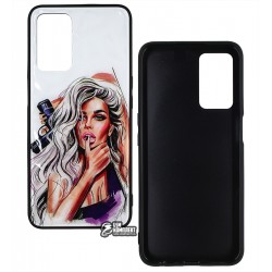 Чохол для Oppo A54, Ladies purple Prism, пластик-силікон Чохол для Oppo A54, Ladies purple Prism, пластик-силікон