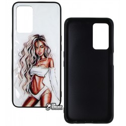 Чохол для Oppo A54, Ladies white Prism, пластик-силікон Чохол для Oppo A54, Ladies white Prism, пластик-силікон