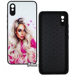 Чехол для Xiaomi Redmi 9A, Redmi 9I, Ladies pink Prism, пластик-силикон Чехол для Xiaomi Redmi 9A, Redmi 9I, Ladies pink Prism, пластик-силикон