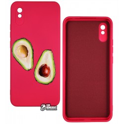 Чохол для Xiaomi Redmi 9A, Redmi 9I, ART Avocado, силіконовий, червоний