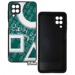 Чохол Samsung A125 Galaxy A12, TPU Glass SG with frame, силіконовий (07)