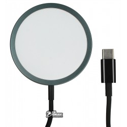 Бездротове заряджання Hoco CW30 Pro, 15Вт, metal gray