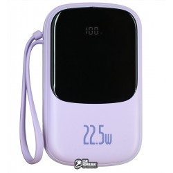 Power bank Baseus Q pow Digital Display 20000mAh, 22.5Вт (With Type-C)/purple