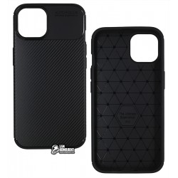 Чехол для Apple iPhone 13, Ultimate Experience Carbon, силикон, черный