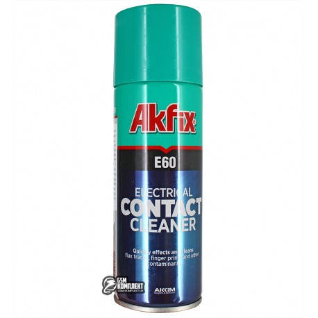 Спрей для очищення електричних контактів Akfix E60