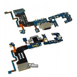 Шлейф для Samsung G965F Galaxy S9 Plus, коннектора зарядки, копия