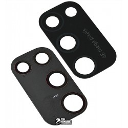 Скло камери для Samsung M307 Galaxy M30s, чорне