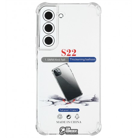 Чохол Samsung S901 Galaxy S22, WXD HQ, силікон, протиударний, прозорий