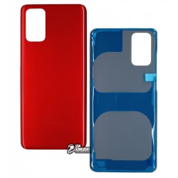 Задня панель корпусу Samsung G985 Galaxy S20 Plus, червоний