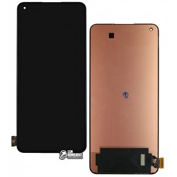 Дисплей для Xiaomi Mi 11 Lite, Mi 11 Lite 5G, чорний, без рамки, High Copy, (OLED)