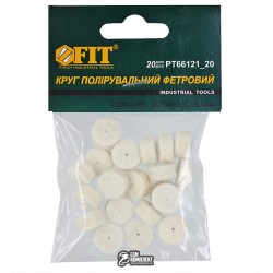Набор войлочных полировальных кругов FIT, 20 шт
