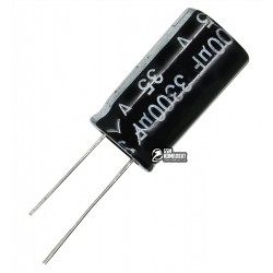 Конденсатор электролитический 3300 uF 35 V, 105°C, d16 h30 (CHONG)
