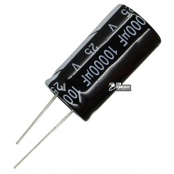 Конденсатор электролитический 10000 uF 25 V, 105°C, d18 h35 (CHONG)