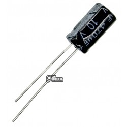 Конденсатор электролитический 470 uF 10 V, 105°C, d6 h11 (CHONG) Конденсатор электролитический 470 uF 10 V, 105°C, d6 h11 (CHONG)