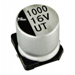 Конденсатор электролитический 1000 uF 16 V, d10 h10, VT алюминиевый SMD Конденсатор электролитический 1000 uF 16 V, d10 h10, VT алюминиевый SMD