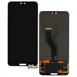 Дисплей для Huawei P20 Pro, черный, с тачскрином, оригинал (переклеено стекло), CLT-L29/CLT-L09