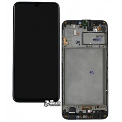Дисплей Samsung M307 Galaxy M30s, черный, с сенсорным экраном, с рамкой, Original (PRC), original glass