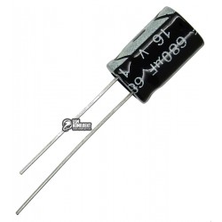 Конденсатор электролитический 680 uF 16 V, 105°C, d8 h12 (CHONG) Конденсатор электролитический 680 uF 16 V, 105°C, d8 h12 (CHONG)