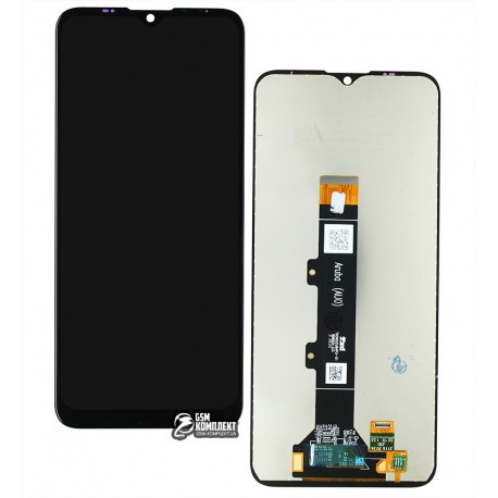 Дисплей для Motorola XT2155 Moto E20, чорний, з сенсорним екраном (дисплейний модуль), original (PRC), PARX0000RS