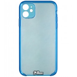 Чохол для Apple iPhone 11, Clear Case Camera Protection, силікон, прозоро блакитний