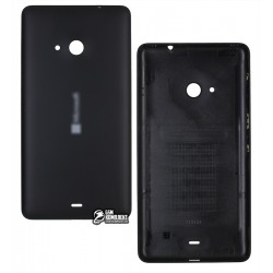 Задня панель корпусу для Microsoft (Nokia) 535 Lumia Dual SIM, чорний колір Задня панель корпусу для Microsoft (Nokia) 535 Lumia Dual SIM, чорний колір