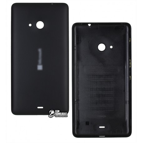 Задня панель корпусу для Microsoft (Nokia) 535 Lumia Dual SIM, чорний колір