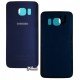 Задня панель корпусу для Samsung G925F Galaxy S6 EDGE, синій колір, 2.5D, оригінал (PRC)