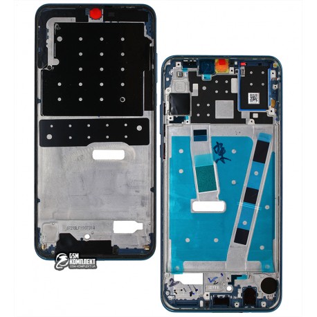 Рамка кріплення дисплея для Huawei P30 Lite, синій колір
