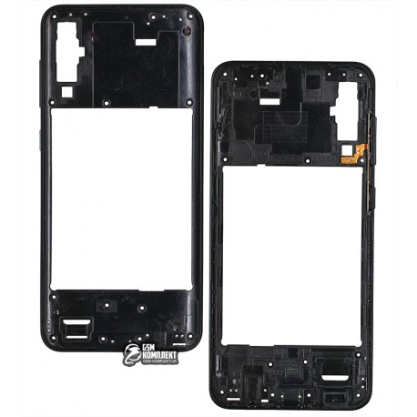 Середня частина корпуса для Samsung A505 Galaxy A50, A505F / DS Galaxy A50, A505FM / DS Galaxy A50, чорний