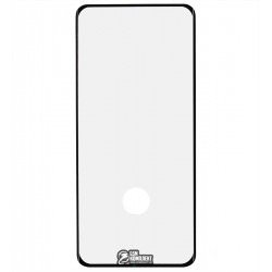 Захисне скло для Samsung G980 Galaxy S20, 3D, з вирізом під відбиток, Full Glue, чорне