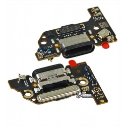 Шлейф для Xiaomi Mi 11 Lite 5G, коннектора зарядки, оригинал, (плата зарядки), M2101K9G, M2101K9C