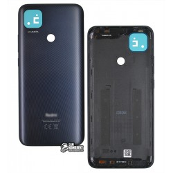 Задня панель корпуса для Xiaomi Redmi 9C, сірий, з антеною, оригінал, Midnight Gray, M2006C3MG, M2006C3MT
