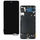 Дисплей Samsung A715 Galaxy A71, A715F/DS Galaxy A71, черный, с тачскрином, с рамкой, (OLED), High Copy