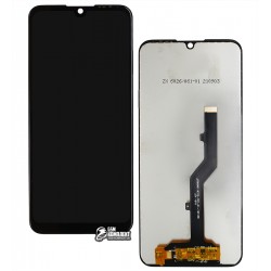 Дисплей для ZTE Blade A5 (2020), черный, с сенсорным экраном, оригинал (PRC)