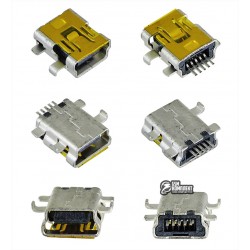 Коннектор зарядки для Motorola E2, E6, E8, L2, L6, L7, U6, V3, V3i, W5, 5 pin, mini-USB тип-B Коннектор зарядки для Motorola E2, E6, E8, L2, L6, L7, U6, V3, V3i, W5, 5 pin, mini-USB тип-B