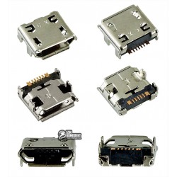 Коннектор зарядки для Samsung C3312, C3322, C3330, C3350, C3520, C3560, C3752, C3782, E2222, E2530, I9250 Galaxy Nexus, S3850 Corby II, S5300 Pocket, S5360 Galaxy Y, S5380 Wave Y, S5570 Galaxy Mini, S5610, S6102 Galaxy Y Duos, S6802, 7 pin, micro-USB тип- Коннектор зарядки для Samsung C3312, C3322, C3330, C3350, C3520, C3560, C3752, C3782, E2222, E2530, I9250 Galaxy Nexus, S3850 Corby II, S5300 Pocket, S5360 Galaxy Y, S5380 Wave Y, S5570 Galaxy Mini, S5610, S6102 Galaxy Y Duos, S6802, 7 pin, micro-USB тип-