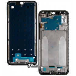 Рамка кріплення дисплея для Xiaomi Redmi Note 8, без кнопок регулювання гучності та включення, срібляста