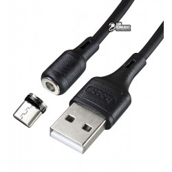 Кабель Type-C - USB, Hoco X52 Sereno magnetic, 2А, 1 метр, магнитный, только зарядка