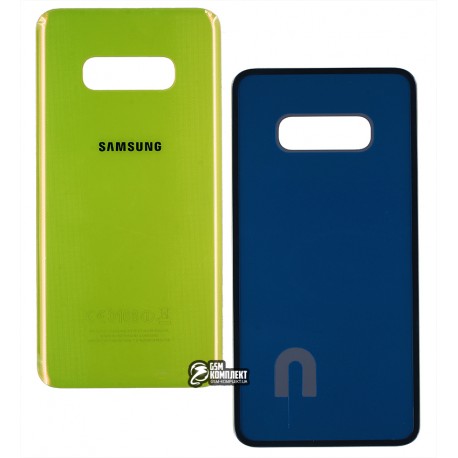 Задняя панель корпуса для Samsung G970 Galaxy S10e, желтая