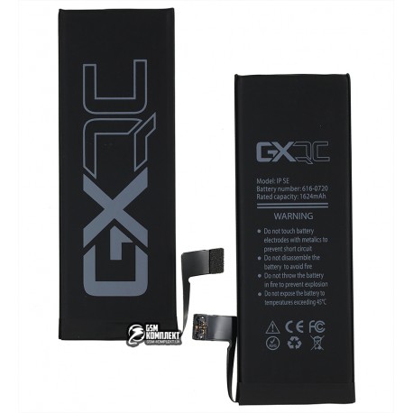 Акумулятор GX для Apple iPhone SE, Li-ion, 3,82 B, 1624 мАг, #616-00107