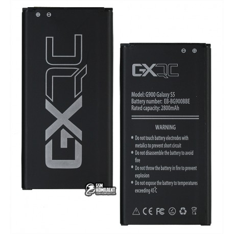 Акумулятор GX EB-BG900BBE для Samsung G900H Galaxy S5, Li-ion, 3,85 B, 2800 мАг