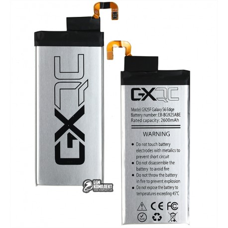 Аккумулятор GX EB-BG925ABE для Samsung G925F Galaxy S6 EDGE, Li-ion, 3,85 B, 2600 мАч