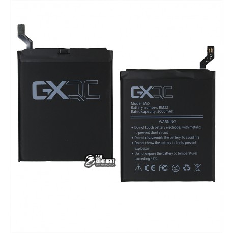 Акумулятор GX BM22 для Xiaomi Mi5, Li-Polymer, 3,85 B, 3000 мАг