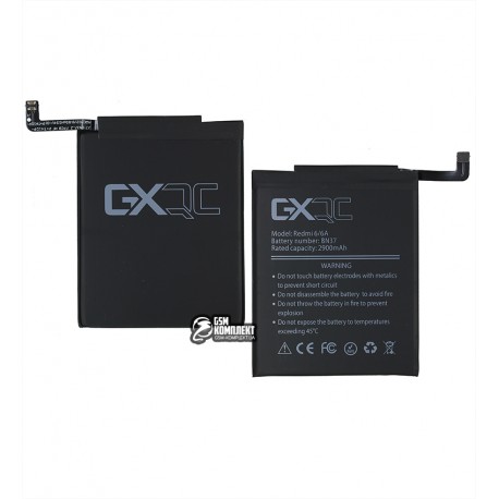 Аккумулятор GX BN37 для Xiaomi Redmi 6, Redmi 6A, Li-Polymer, 3,85 B, 2900 мАч