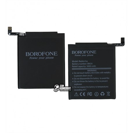 Аккумулятор Borofone BN3A для Xiaomi Redmi Go, Li-Polymer, 3,85V, 2910 мАч