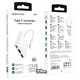 OTG перехідник Borofone DH4,Type-C на USB3.0+HDMI+PD