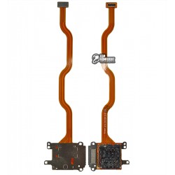 Шлейф для Xiaomi Mi 11 Lite с разьёмом Sim карты и карты памяти