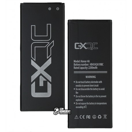 Аккумулятор GX HB4342A1RBC для Huawei Honor 4A, Y5 II, Y6, Li-ion, 3,8 В, 2200 мАч