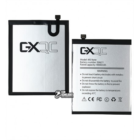 Аккумулятор GX BA621 для Meizu M5 Note, Li-Polymer, 3,85 B, 4000 мАч