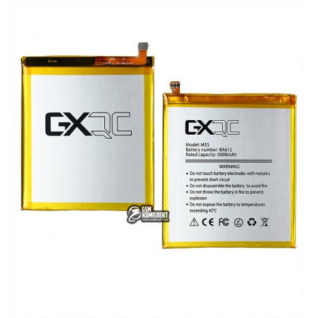 Акумулятор GX BA612 для Meizu M5s, Li-Polymer, 3,85 B, 3000 мАг